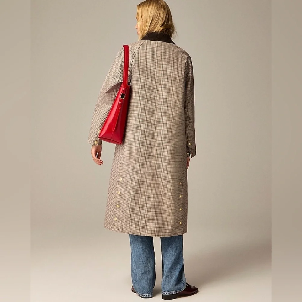 J Crew Long Barn Jacket™ in plaid CC958 - Picture 4 of 7